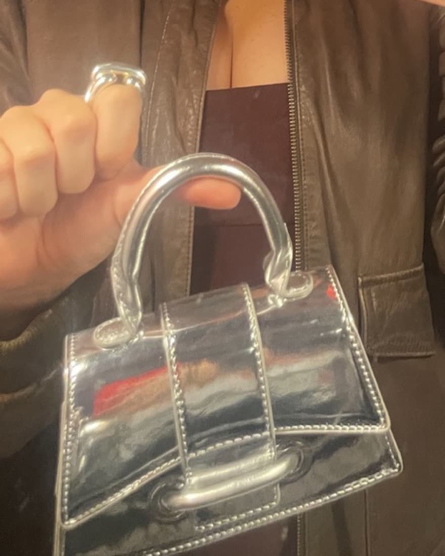 Mini Silver Bag - Image 2