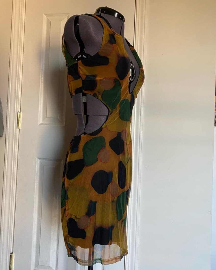 Multicolor Mini Dress 🖤 - Image 5