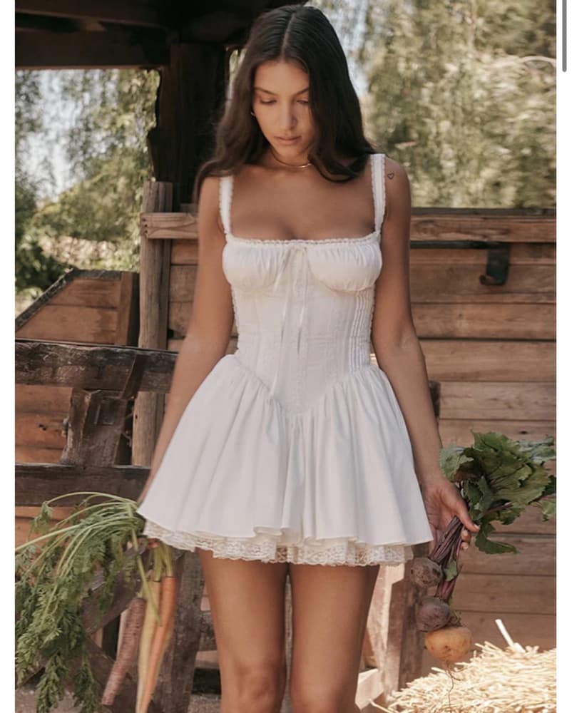 So Darling Woven Drop Waist Dress - Image 2
