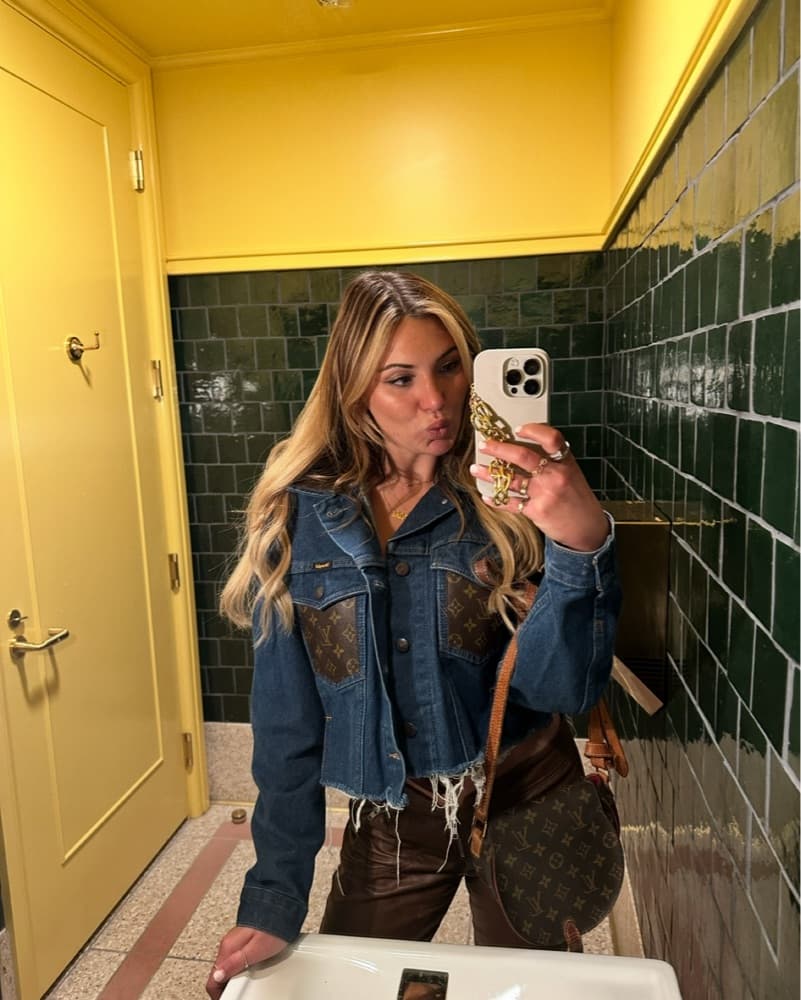 LV Reworked Denim Jacket  - Image 1