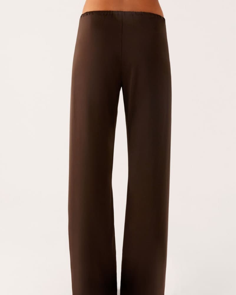 Chic Brown Casual Pants  - Image 3