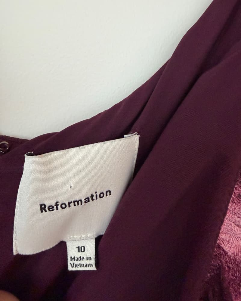 Reformation Tripoli Dress - Etta Size 10 - Image 2