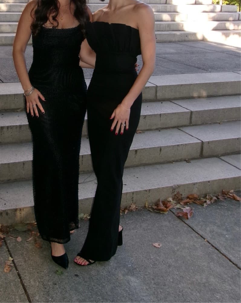 Sau Lee Noah Black Strapless Dress - Image 4