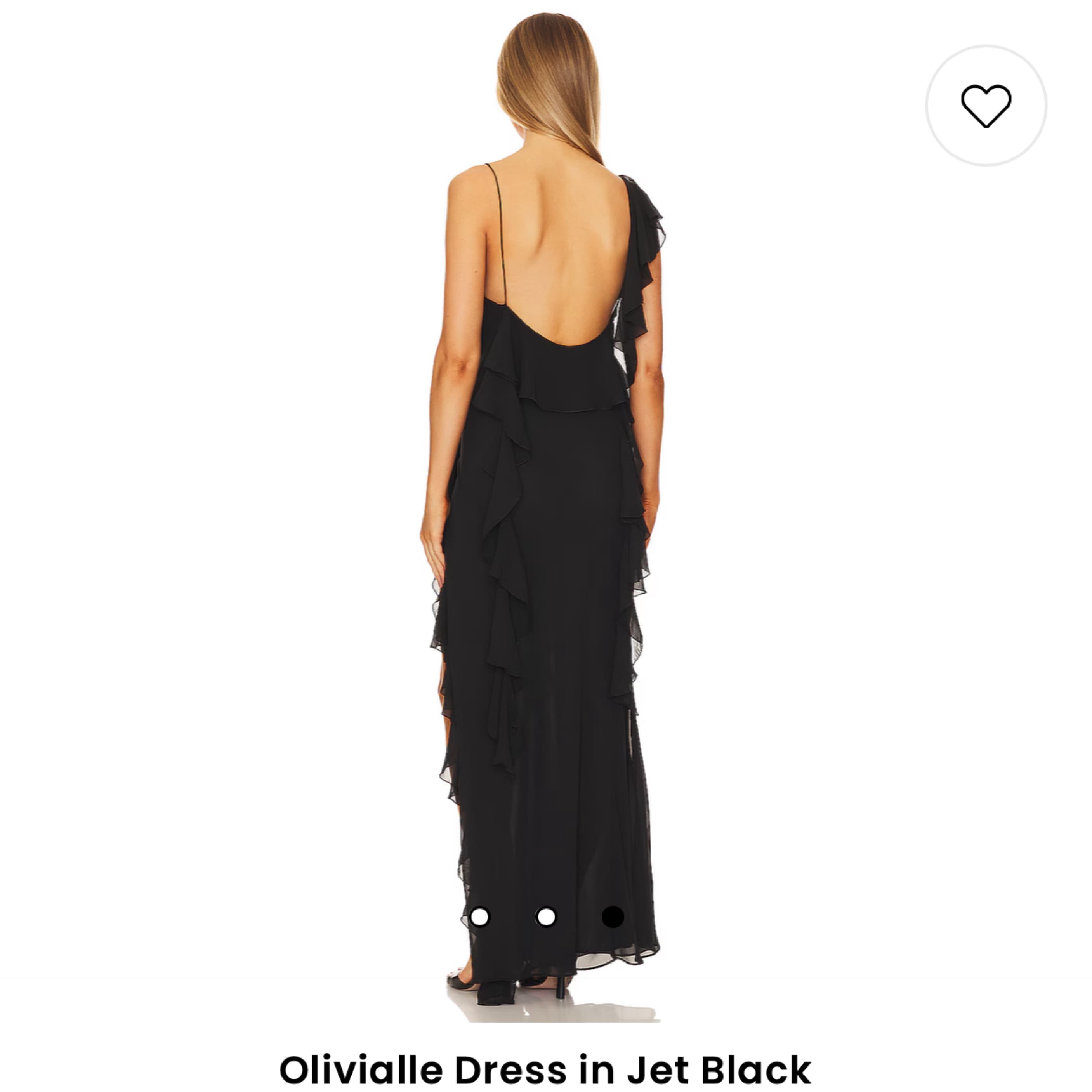 Ronny Kobo Sheer Ruffled Dress - Image 3