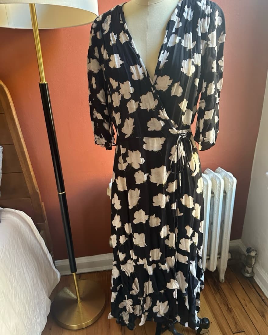 ALL SAINTS | Floral Wrap Dress - Image 2