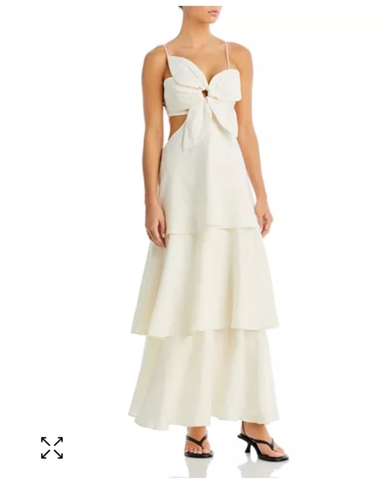 Farm Rio Flower Maxi Dress  - Image 1