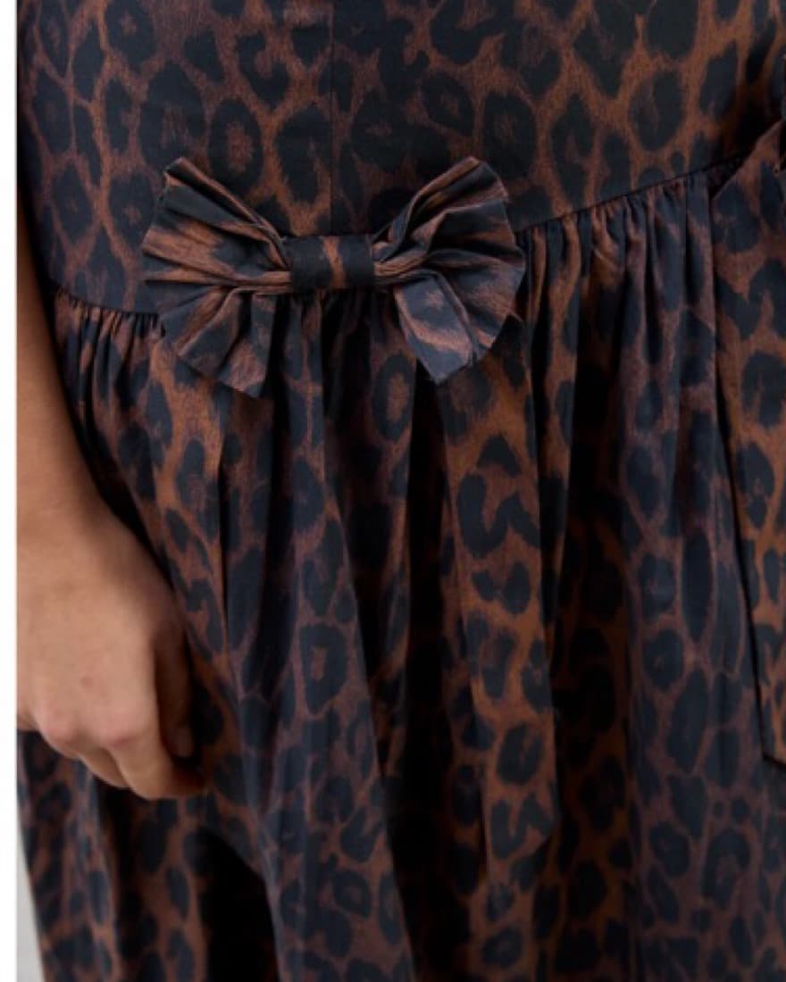Damson Madder Cheetah Print Dress - Image 2