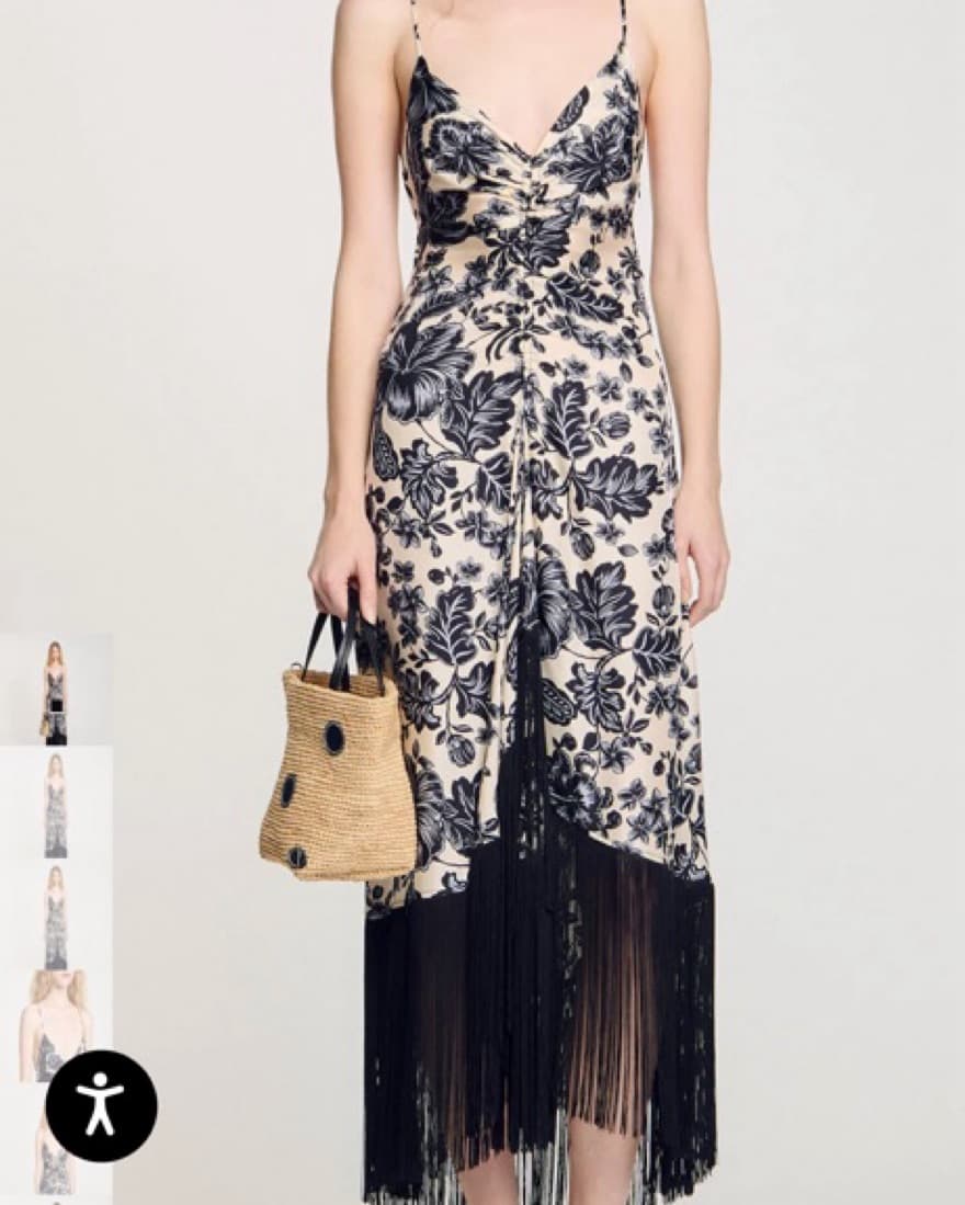 Sandro Midi Dress - Image 2
