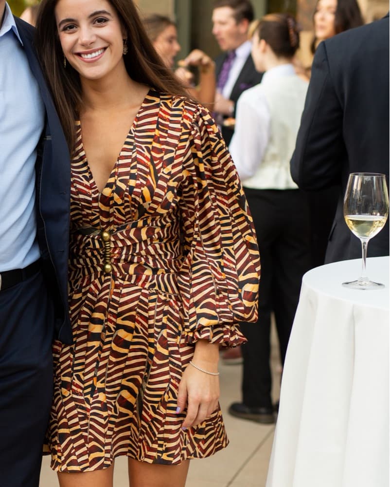 Alexis Vibrant Animal Print Mini Dress - Image 3