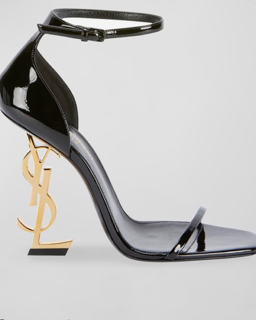 Black Saint Laurent Opyum Heels - Image 1