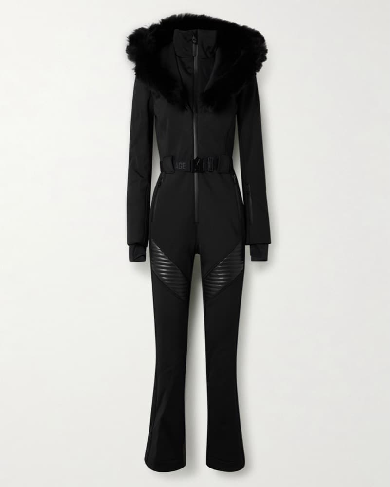 Mackage One-Piece Ski Suit With Fur - Image 2