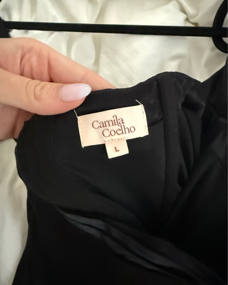 Black Revolve Satin Mini Deess  - Image 4