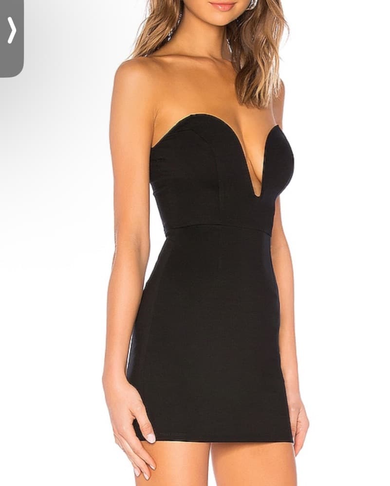 Black Revolve Mini Dress (h:ours) - Image 2