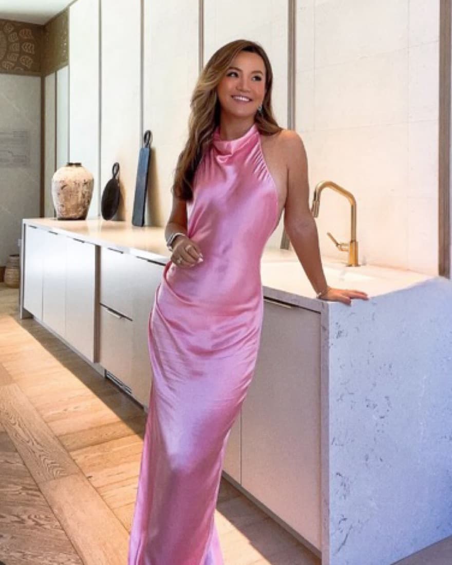 Amanda Uprichard Pink Samba Gown - Image 1