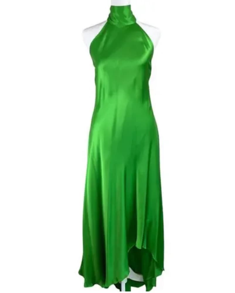 Frame Green Satin Halter - Image 2
