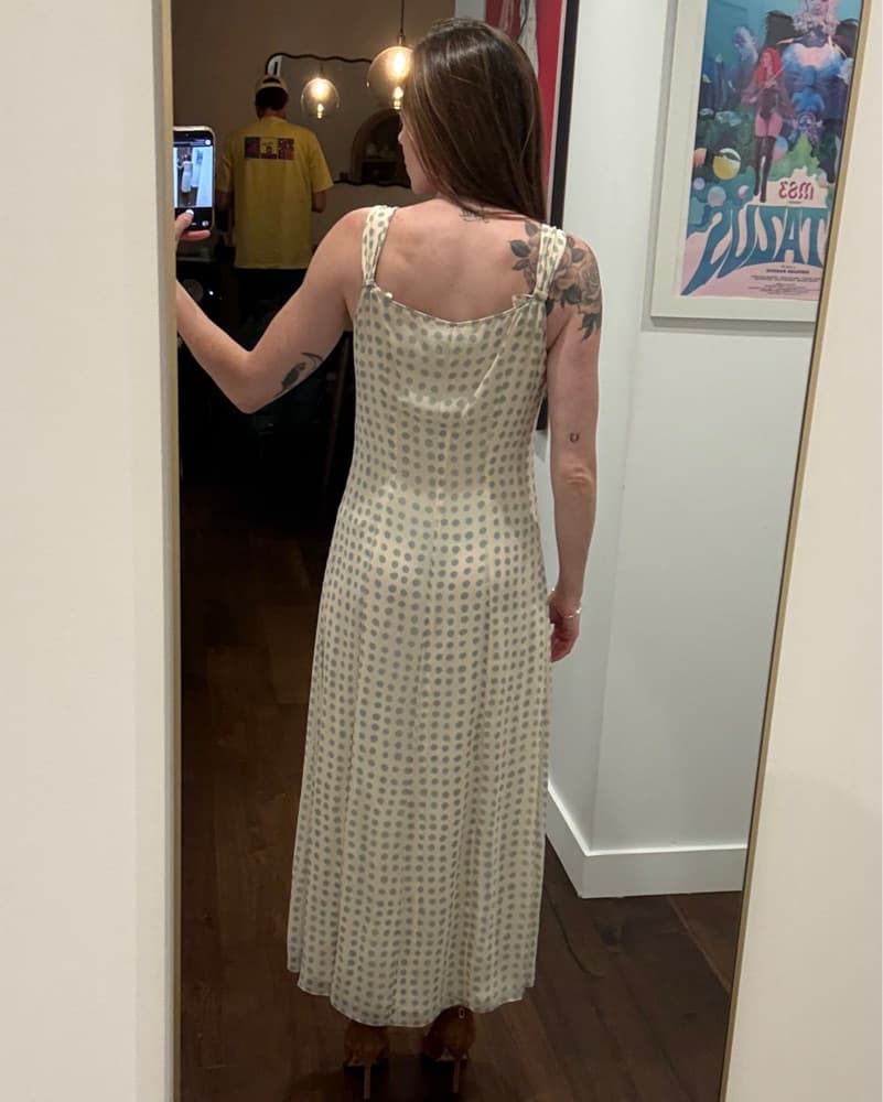 Adrienne Vittadini Polka Dot Midi Dress - Image 4