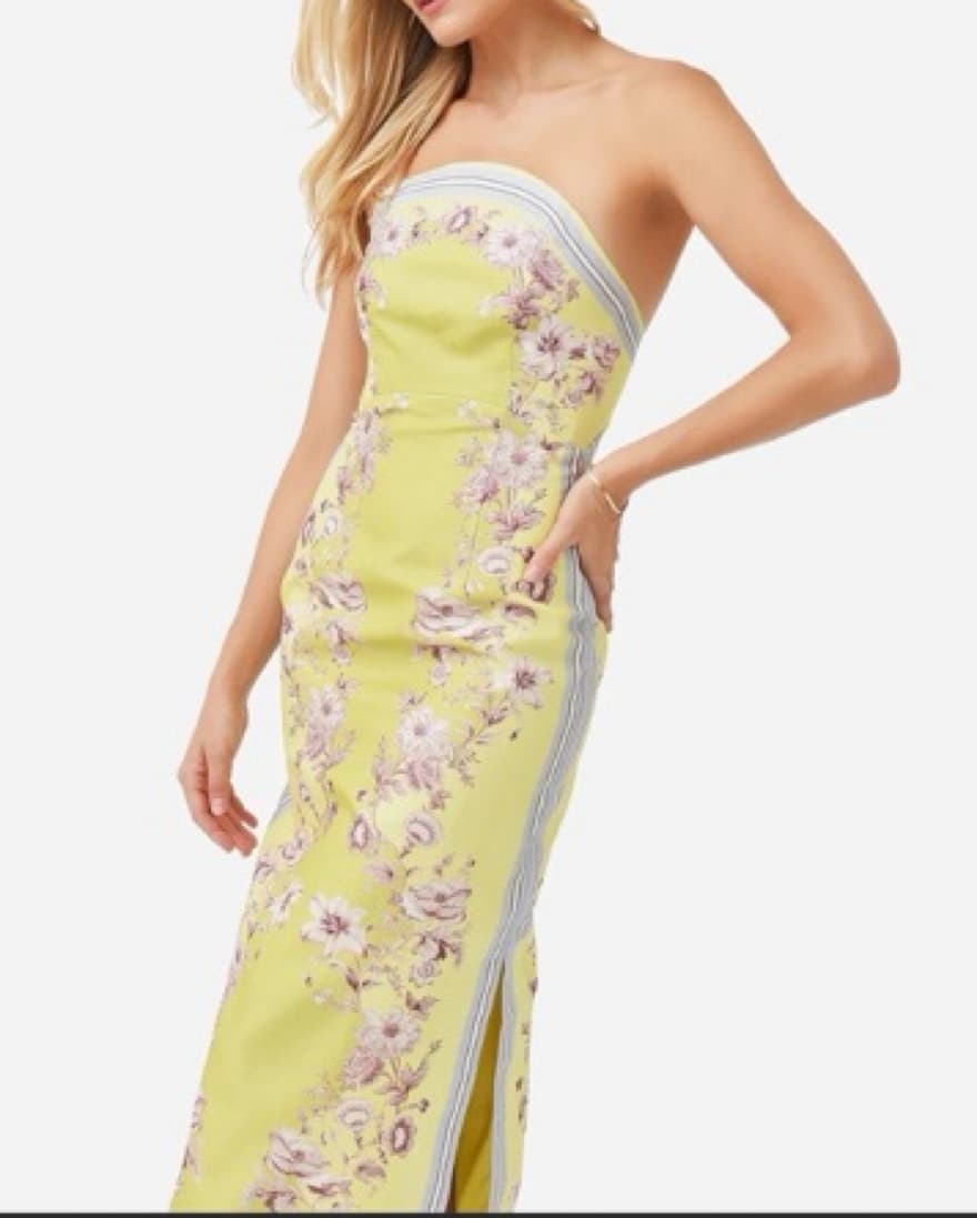Alemais Marlow Dress in Lemon Paisley  - Image 2