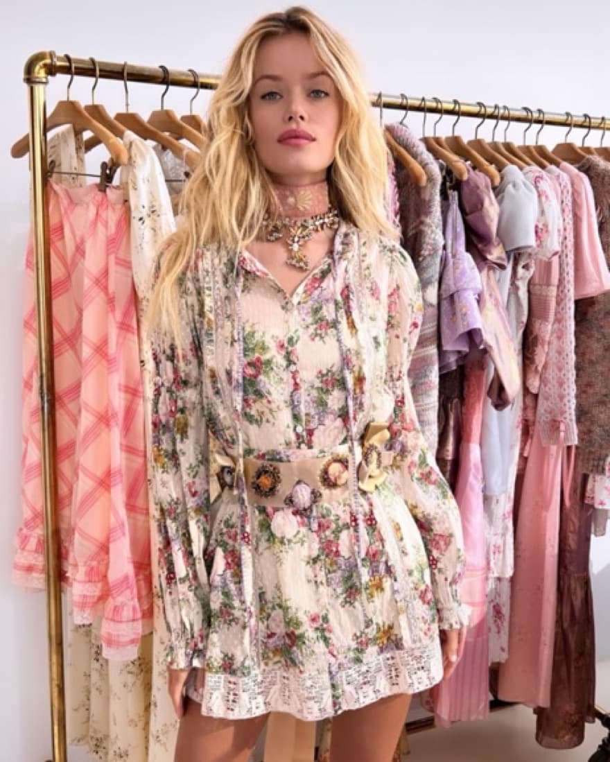 LoveShackFancy Tie Dress  - Image 1