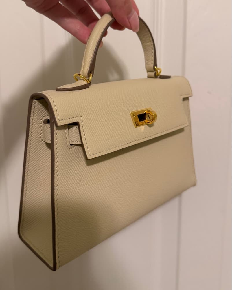 Hermes Mini Kelly Off White - Image 2