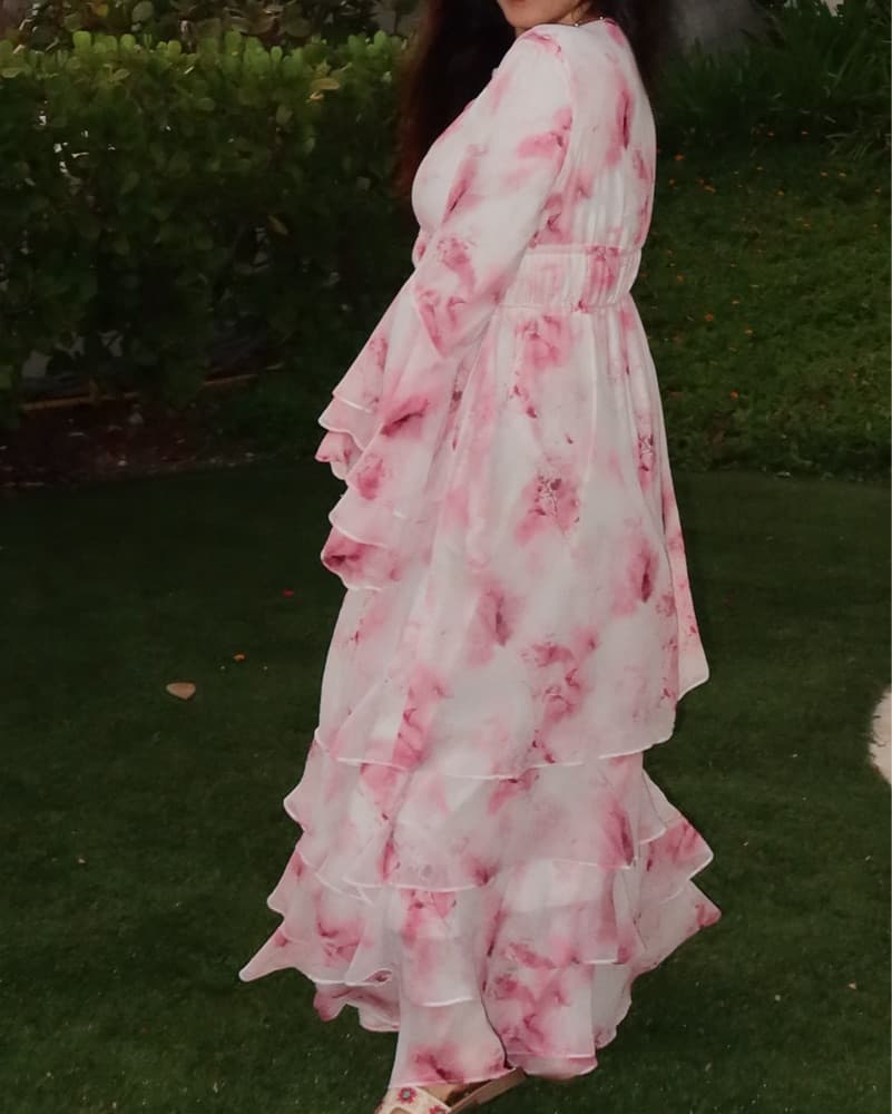 Romantic Floral Maxi Dress - Image 3