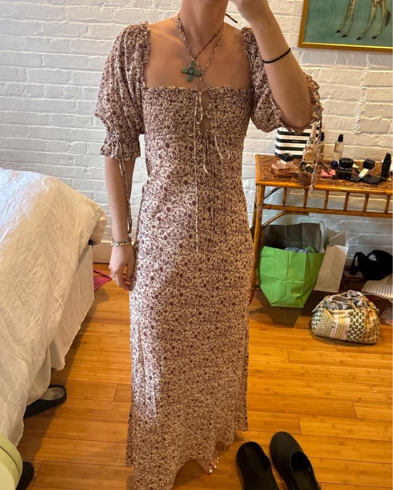 Doen Vetiver Dress In Blush - Image 2