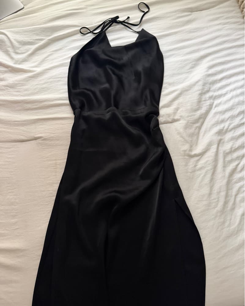 Aritzia Babaton Satin Midi Dress - Image 1