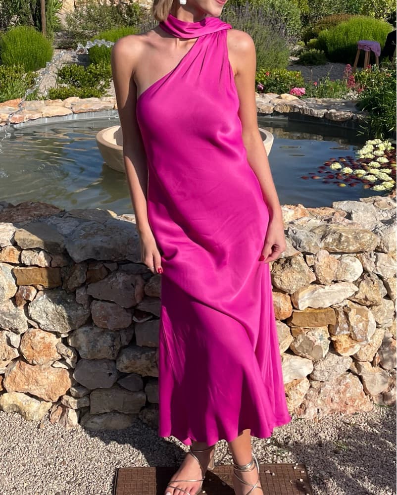  BHLDN NICOLETTA ONE-SHOULDER DRESS - Image 2