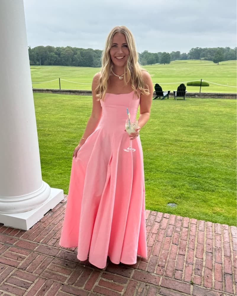 Staud Joy Dress In Pink Size 4 - Image 1