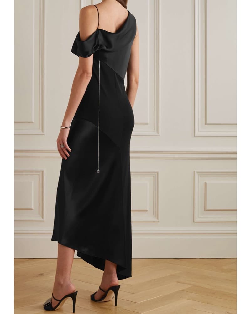 Loewe One-shoulder Satin Gown - Image 2