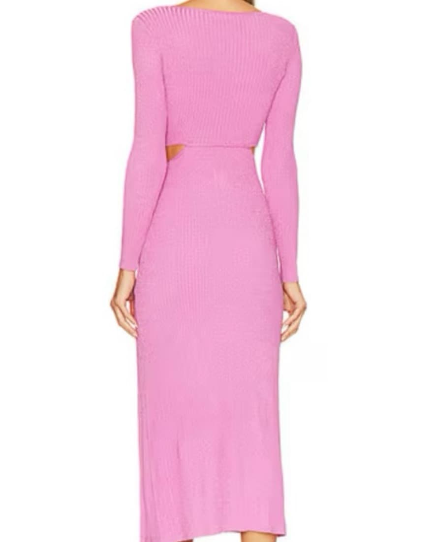 Pink Love Shack Fancy midi dress - Image 3