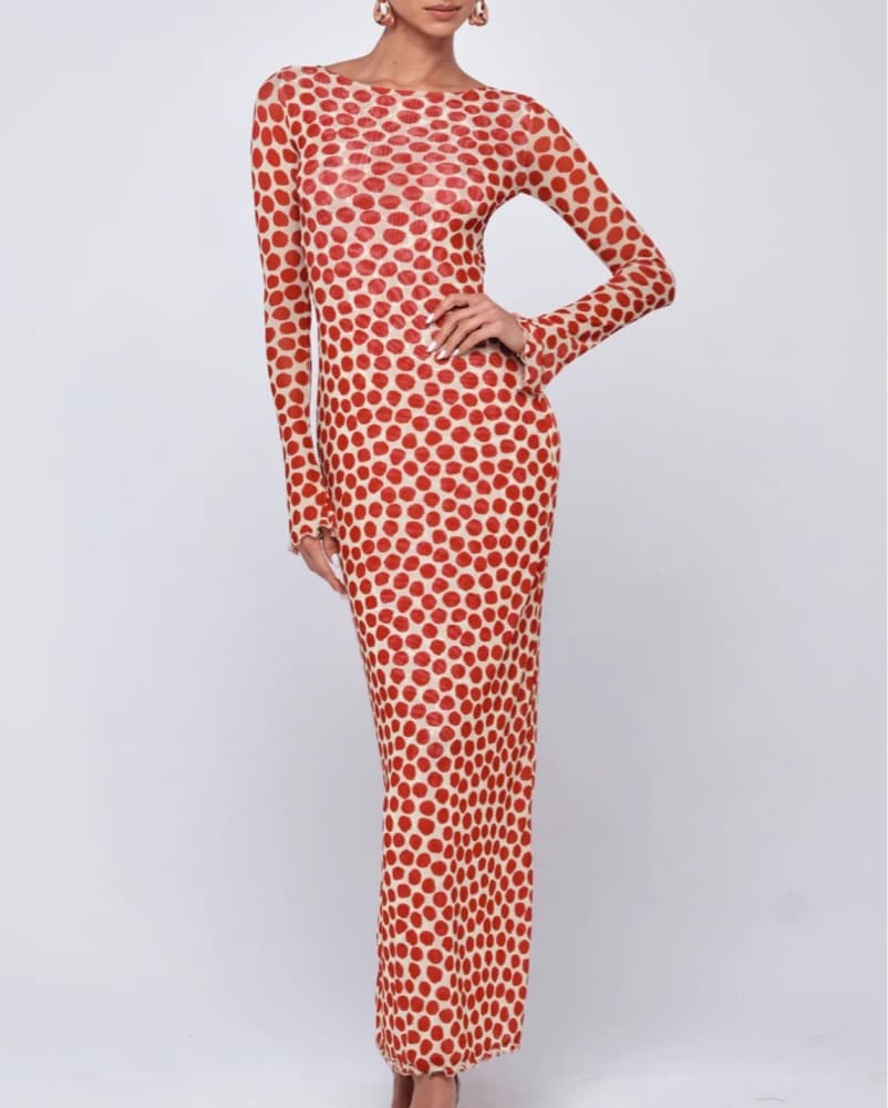 Polka Dot Red Deess - Image 2