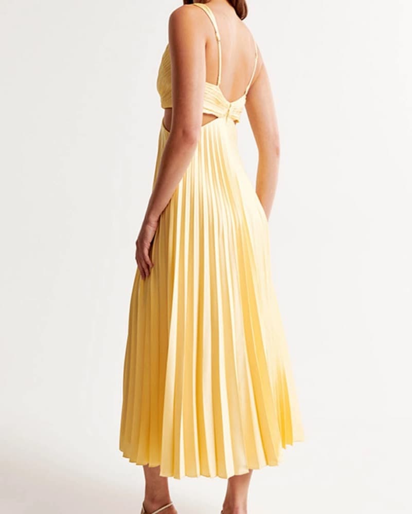 Yellow Abercrombie Formal Dress - Image 3