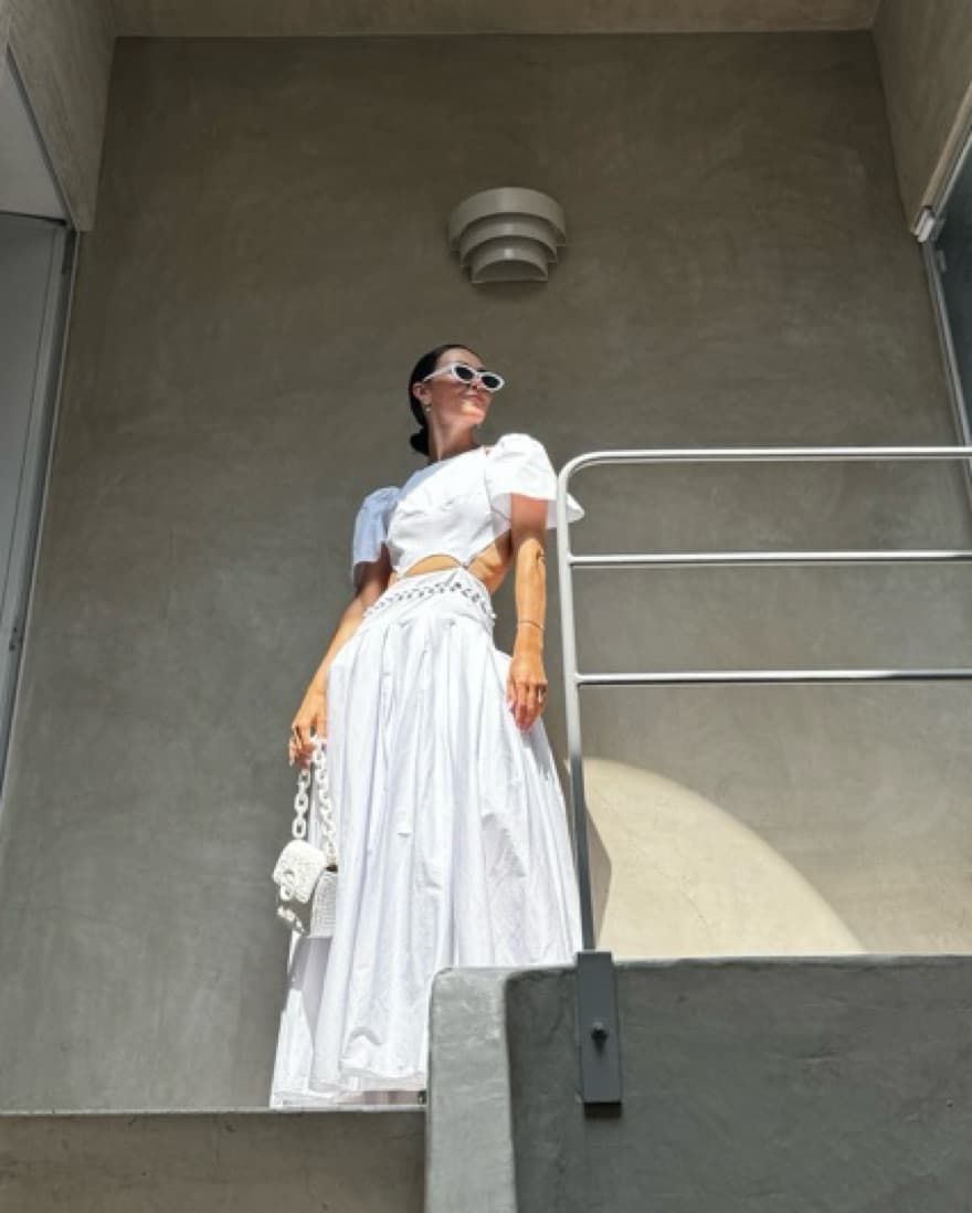 Prabal Gurung Square Neckline Long Dress - Image 2
