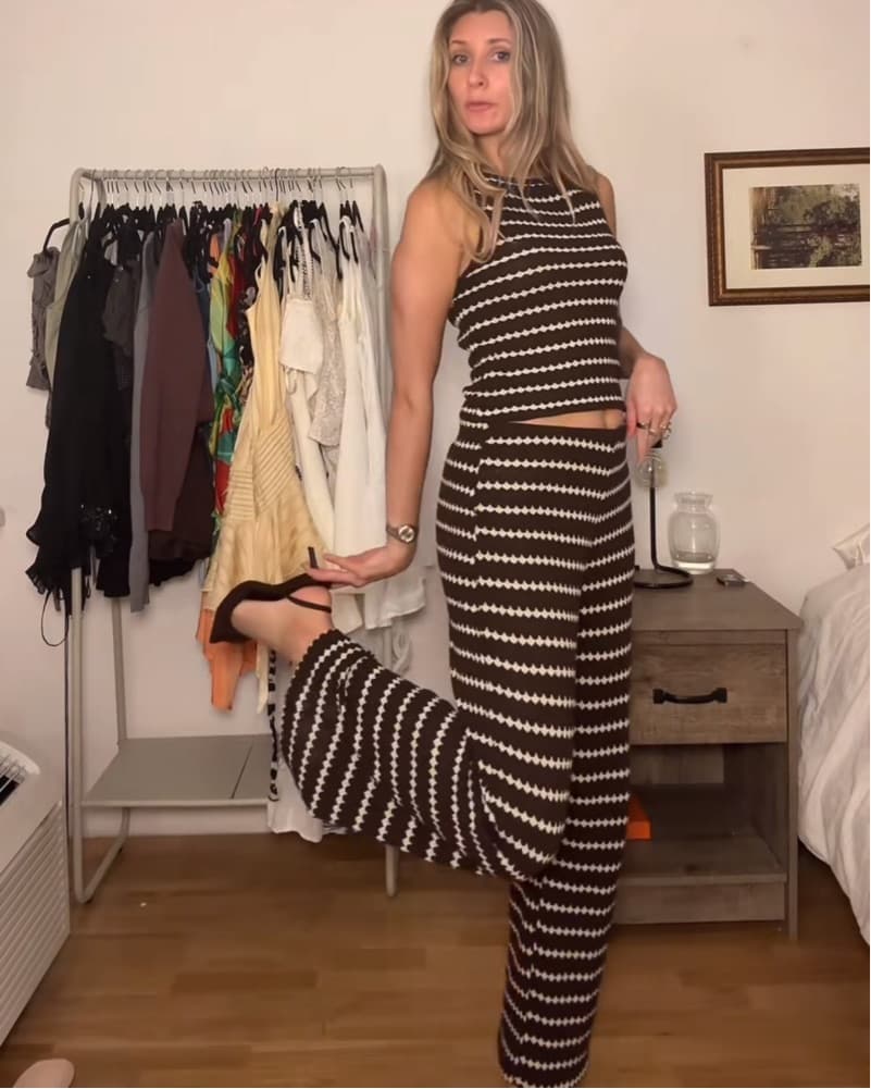 Mango Stipped 2 Piece Set - Image 4