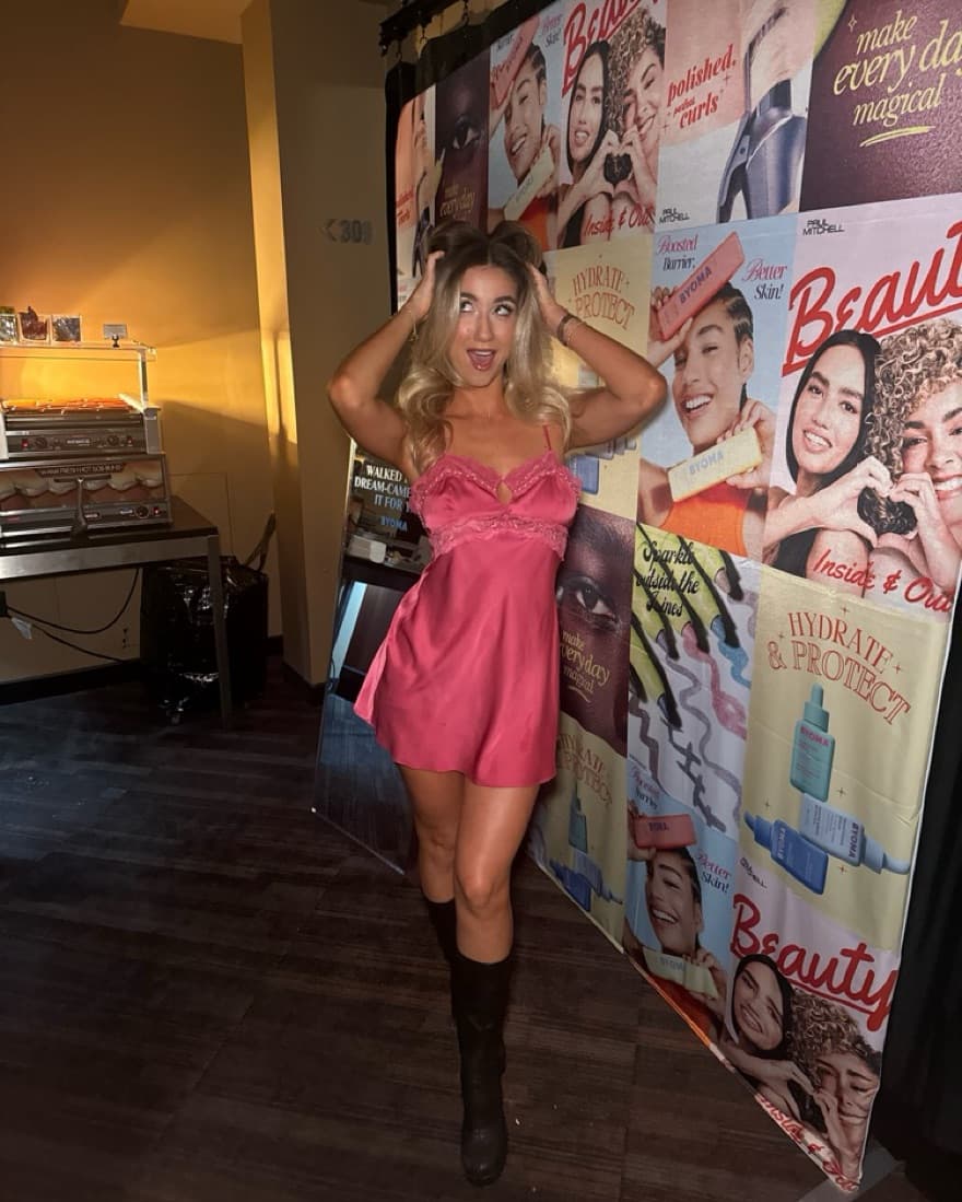 Danielle Guizio Babydoll Slip Dress - Image 2