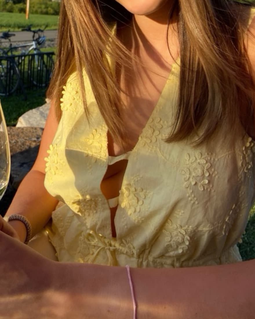 Tularosa Rachel Top in Pastel Yellow - Image 2