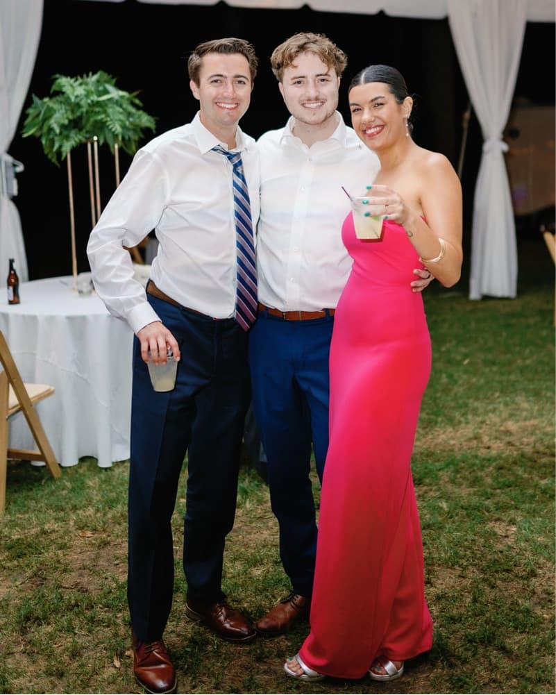 Lulus Hot Pink Bodycon Maxi Gown - Image 3