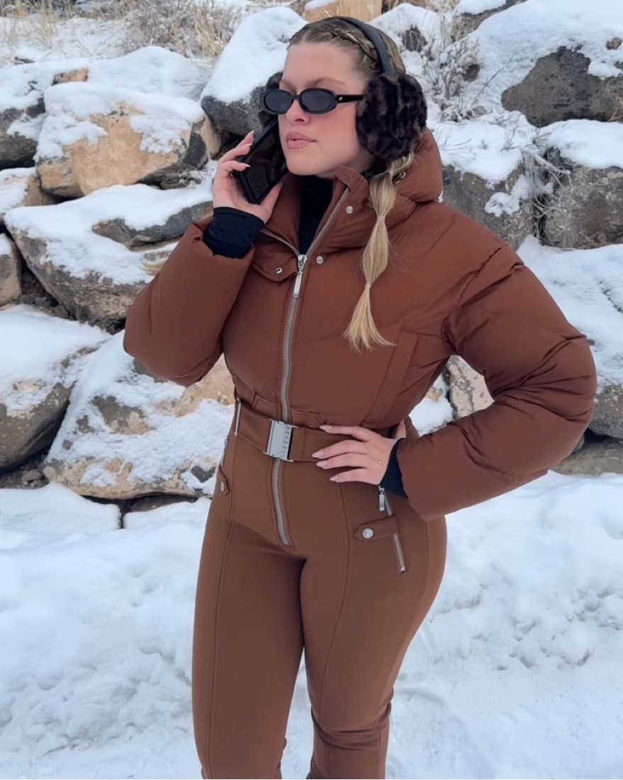 Cordova Ajax Ski Suit in Chesnut - Image 3