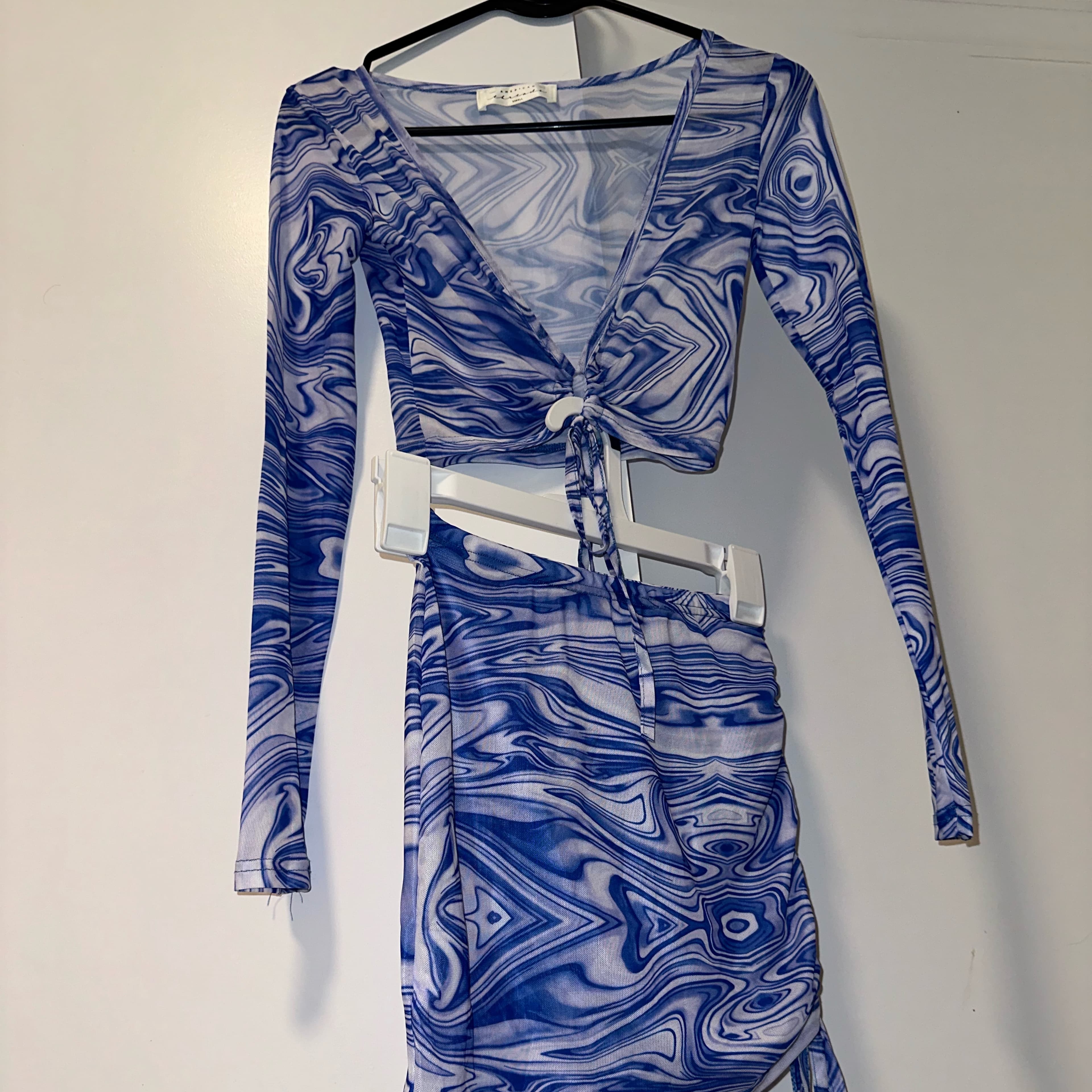American Threads Mesh Skirt Set - Image 2