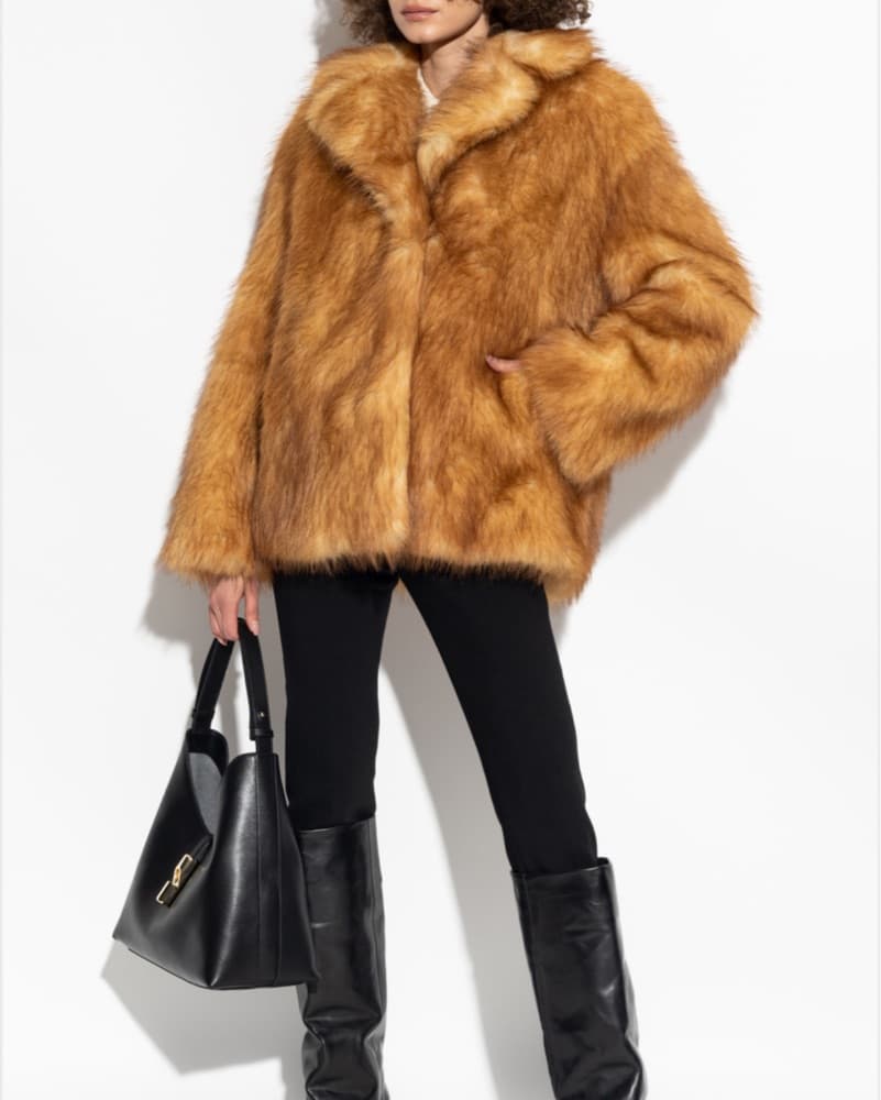 Stand Studio Fur Jacket - Image 1