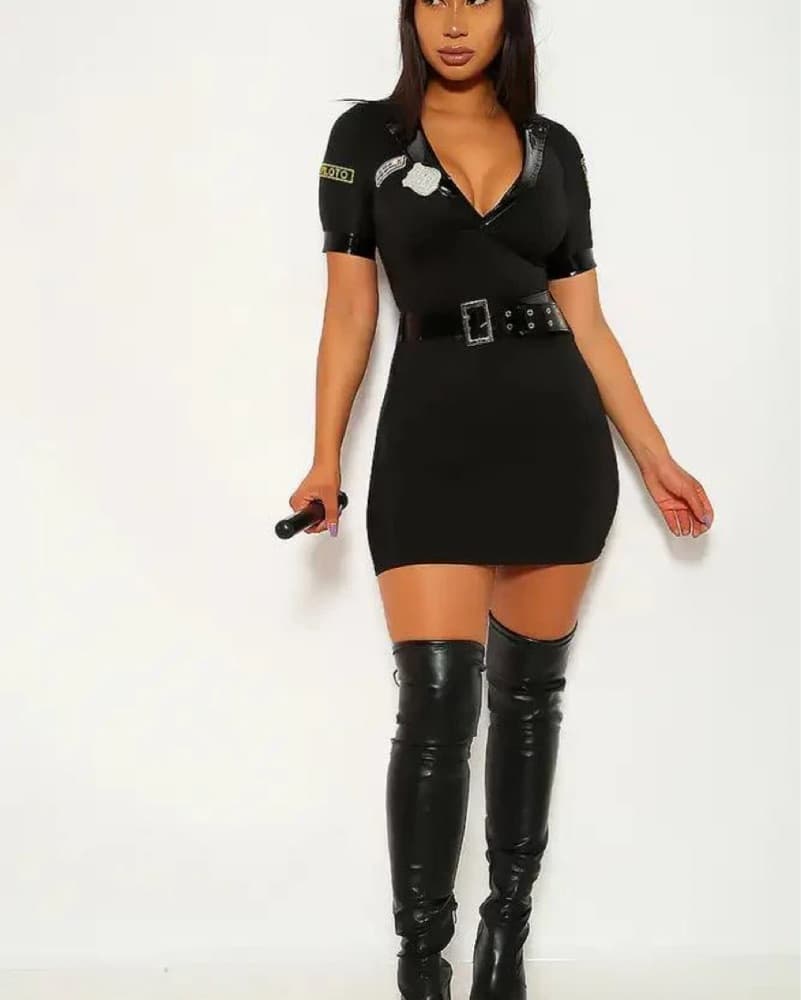 Cute Cop Halloween Costume - Image 1