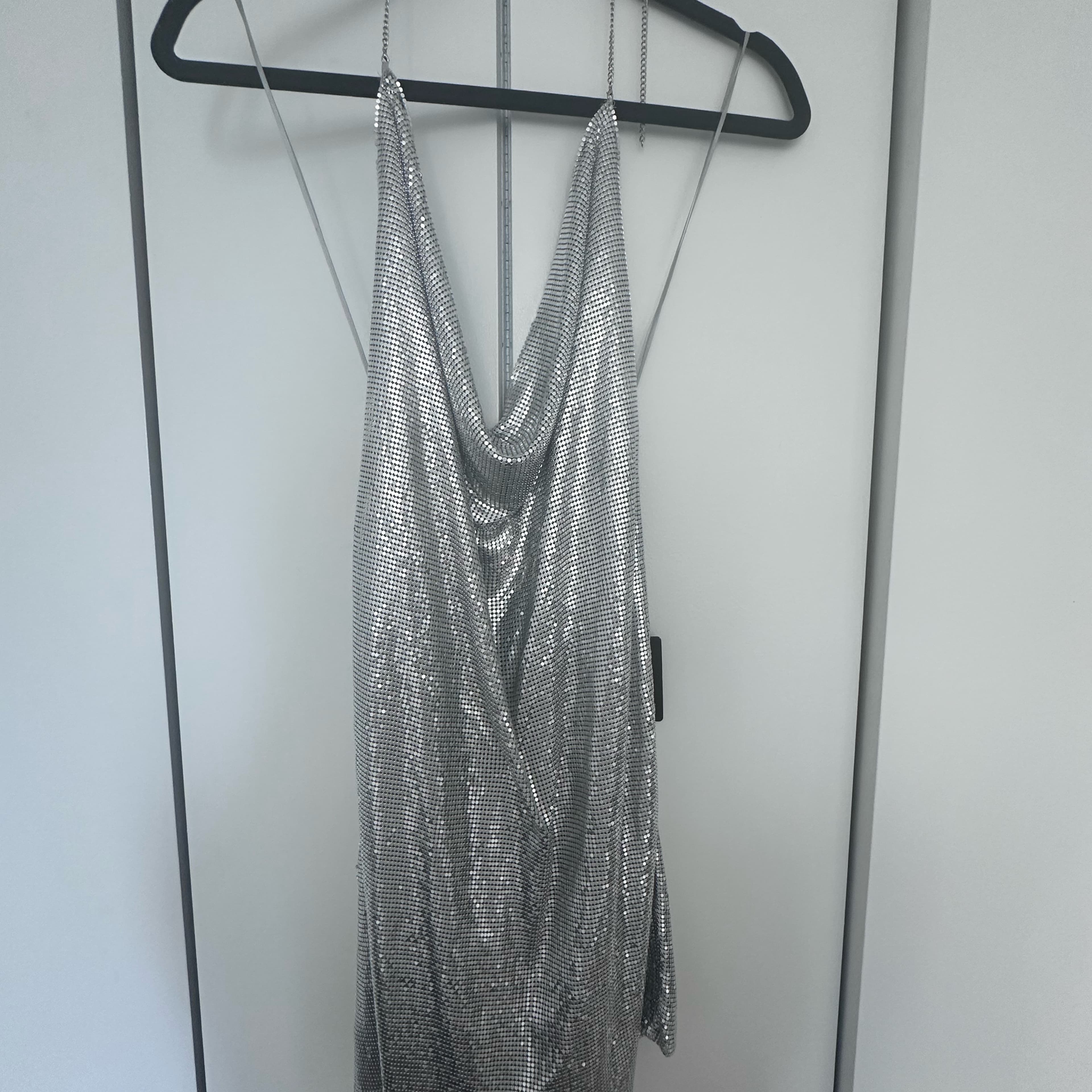 Silver Chain Dress - Image 1
