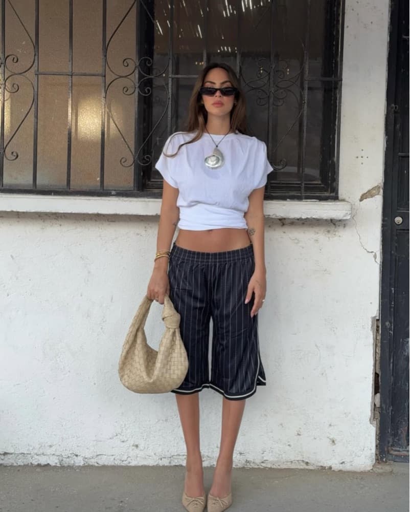 Long Midi Shorts (with Jean) - Image 1