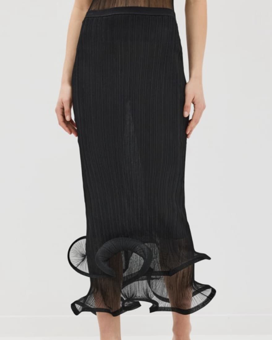 Simkhai Black Kelso Skirt  - Image 1