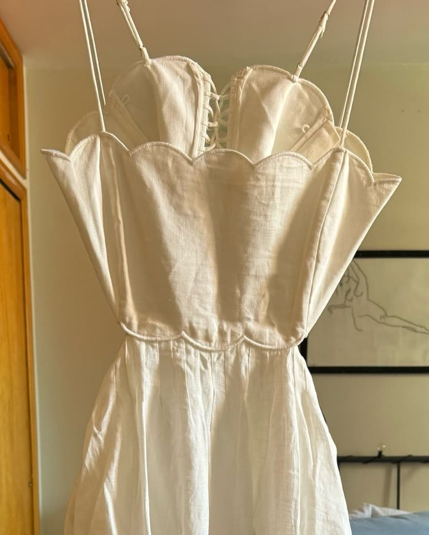 Zimmermann Devi Scallop-Trim Dress - Image 4