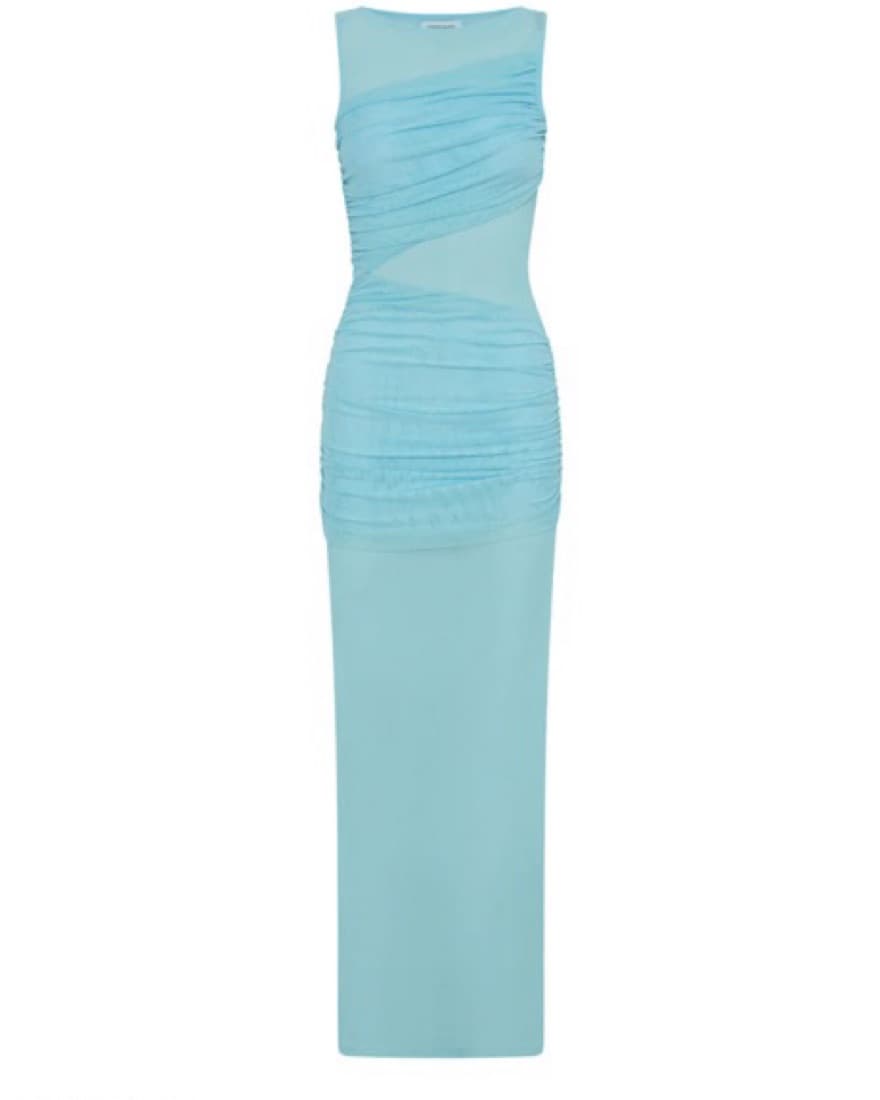 Maxi Aqua Dress - Image 4