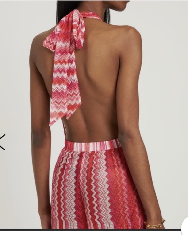 Missoni Vibrant Zig-Zag Halter Romper - Image 2