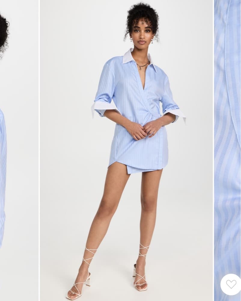 SER.O.YA Joy Draped Shirt Dress - Image 2