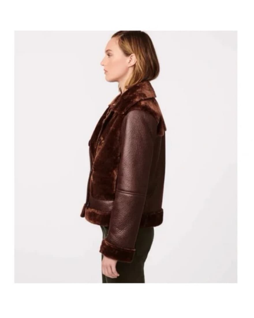Bernadaro Vegan Fur Leather Jacket - Image 3