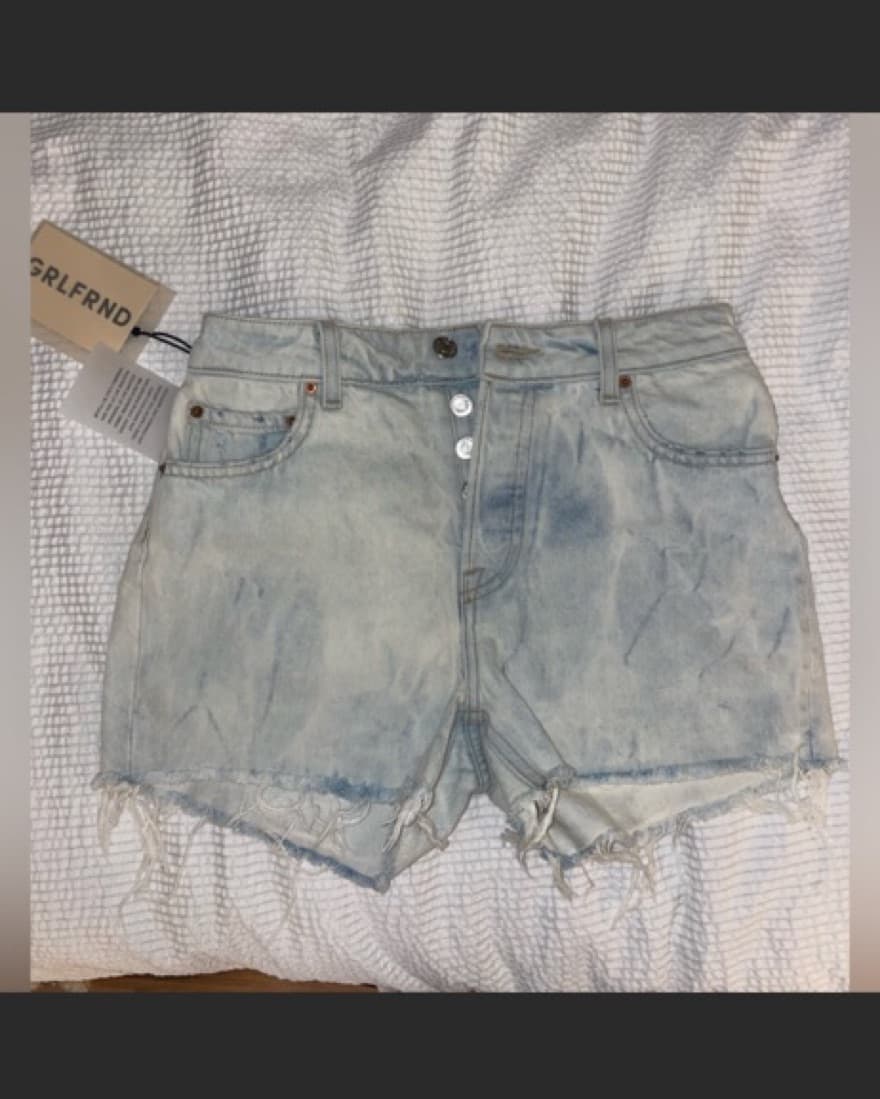 GRLFRND HELENA HIGH RISE CUT OFF SHORTS - Image 5